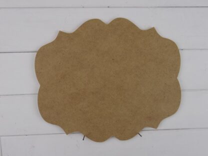 2mm MDF MDF Wooden circle and oval blanks for crafts signs and plaques 