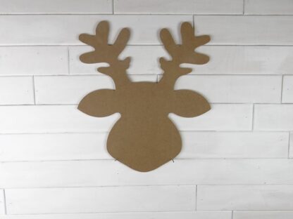 Wooden Reindeer Door Hanger