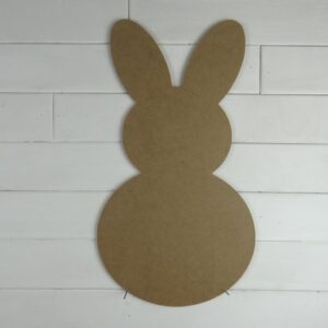 Wooden Bunny Door Hanger Blank