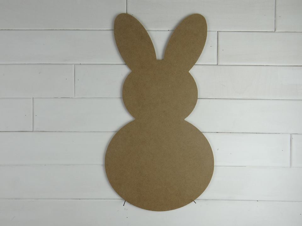Easter door hanger door hangers bunny  decor Blank Easter bunny door hanger cutout Unfinished wood cutout