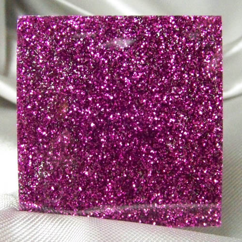 Pink Glitter Acrylic Sheet - Craft Dealz