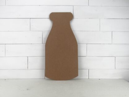 Wooden Milk Bottle Cutout