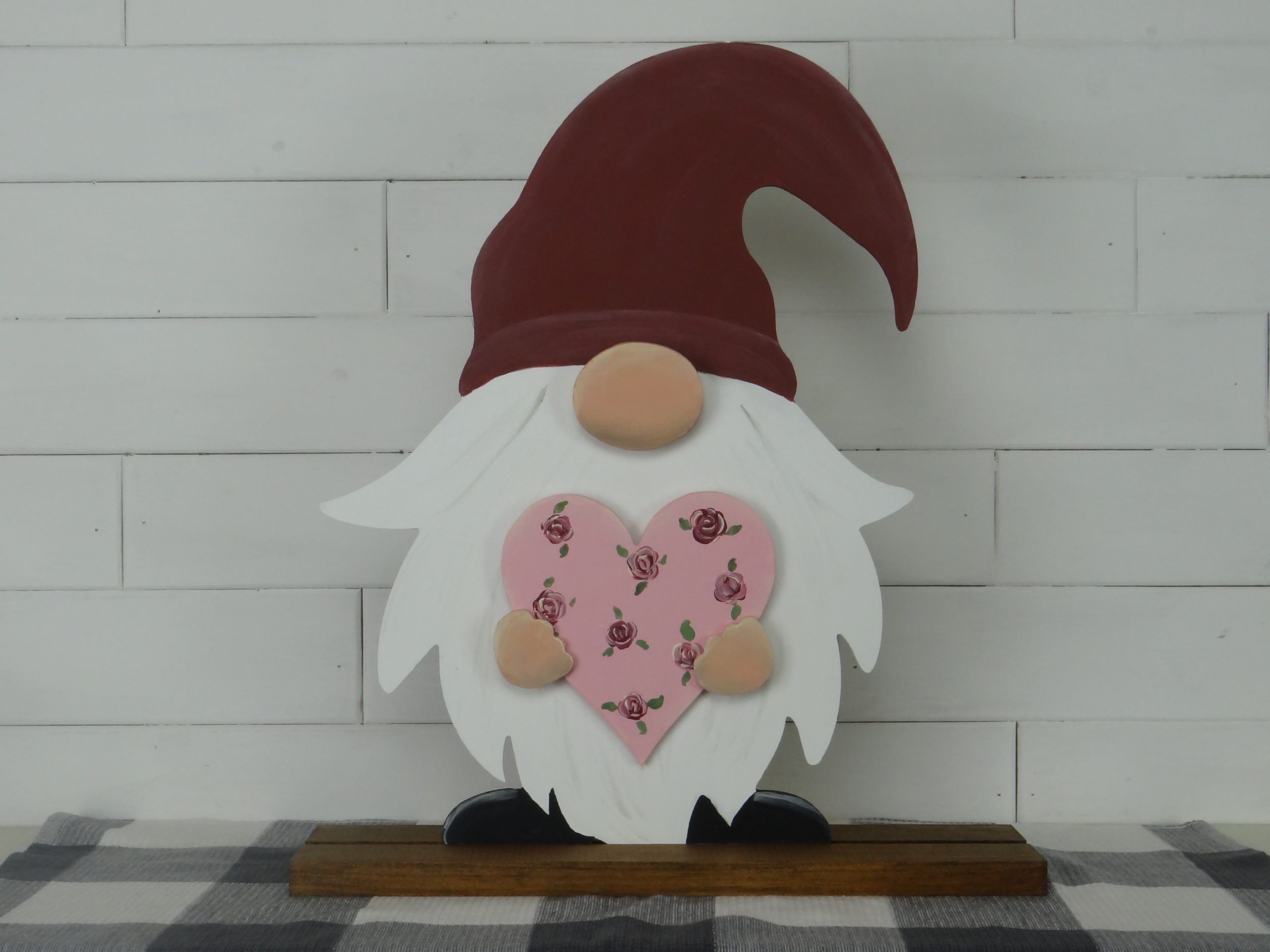 Buy Gnome Statue Wood Cutout, Wooden Shape, Unfinished Craft