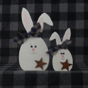 Egg Bunny Set of 2