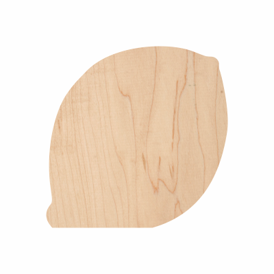 Wooden Freestanding Lemon Cutout