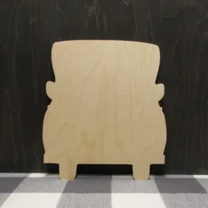 Wooden Truck Back View