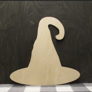 Wood Witch Hat Door Hanger