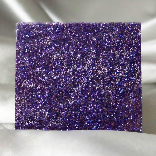 Purple Glitter Acrylic Sheet