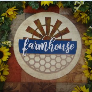 Windmill Honeycomb Farmhouse Overlay