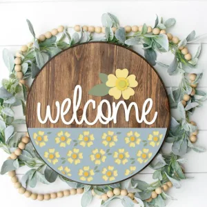 Welcome with Buttercups Overlay Kit