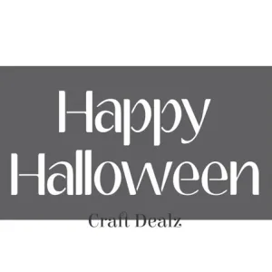 Happy Halloween Stencil 2