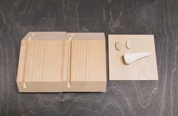 Wood Snowman Box Craft Kit - Image 2