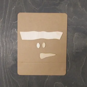 Laser Cut Snowman Face Kit 3 Pack