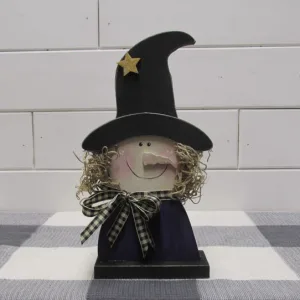 Wooden Witch on Base Craft Kit