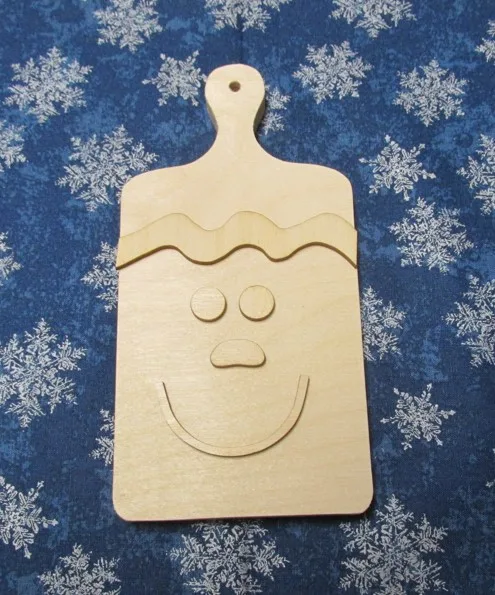 Mini Cutting Board Gingerbread Craft Kit - Image 2