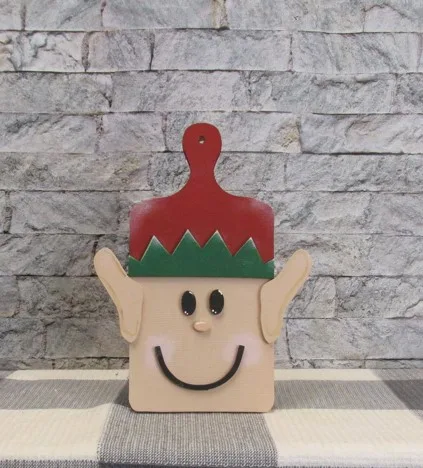 Mini Cutting Board Elf Craft Kit