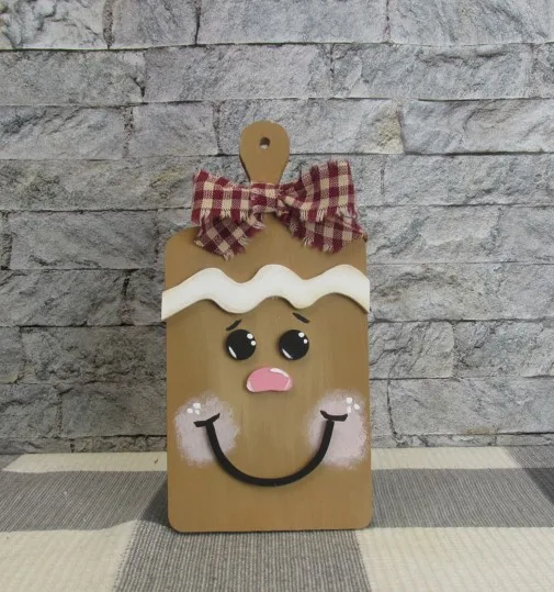 Mini Cutting Board Gingerbread Craft Kit