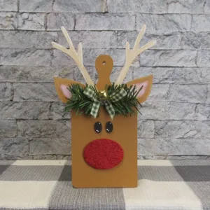 Mini Cutting Board Reindeer Craft Kit