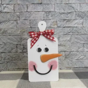 Mini Cutting Board Snowman Craft Kit