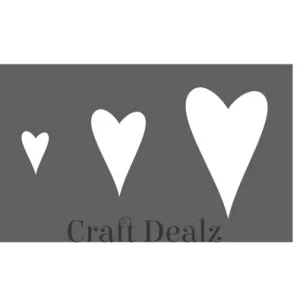 Prim Heart Set Stencil