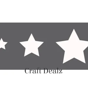 Single Star Set Stencil