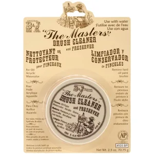 The Masters® Brush Cleaner & Preserver brush soap for cleaning and conditioning paintbrushes