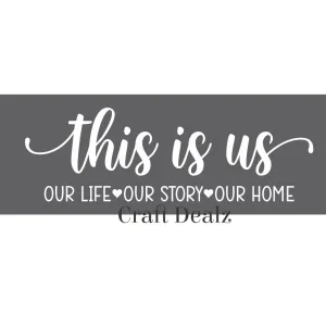 This is Us Stencil
