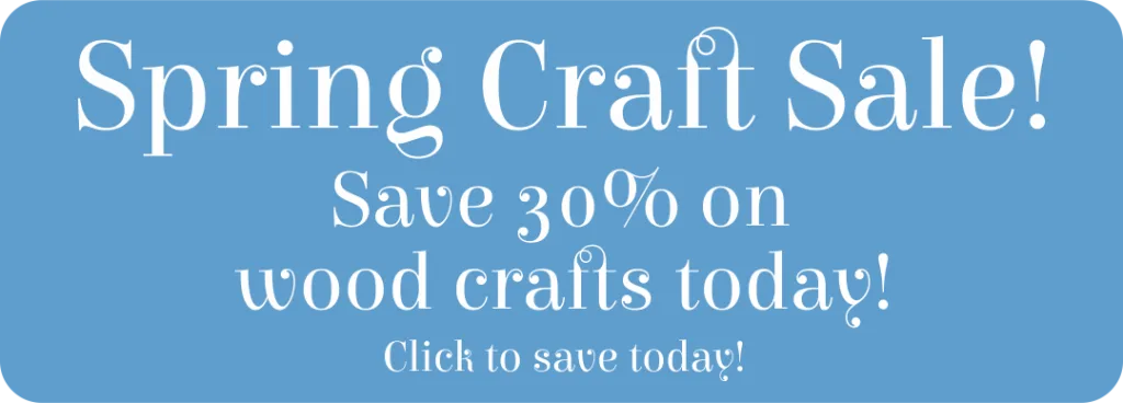 Banner for our sping sale event. Save 30% today!