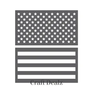 Stars and Stripes Stencil Set