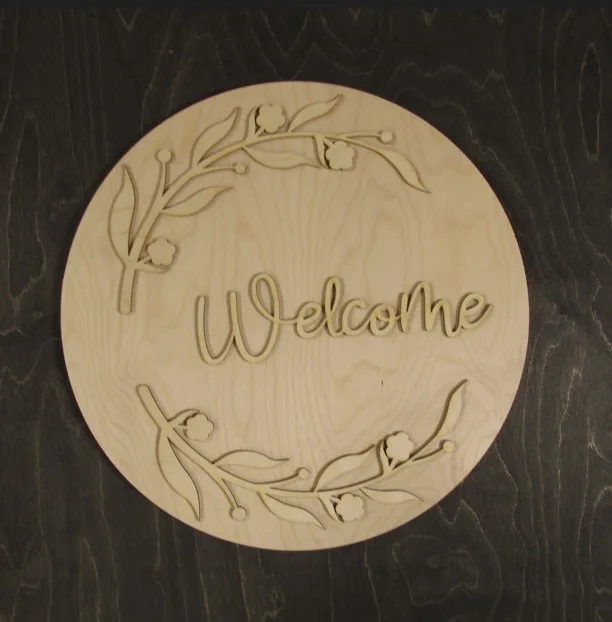 Welcome Berry & Flower Spray Sign Kit - Image 2