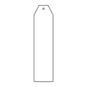 Wood Door Tag 4x18